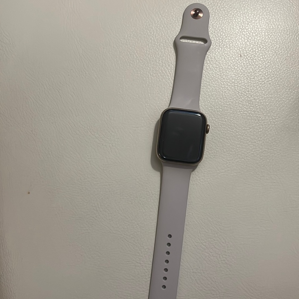 Apple Watch Series 4 GPS + Cellular, 44mm Gold Stainless Steel Case with Stone